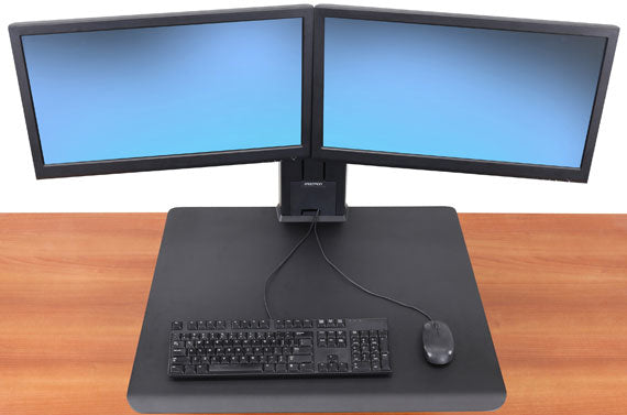 WORKFIT-SR DUAL MONITOR (BLACK) 33-407-085