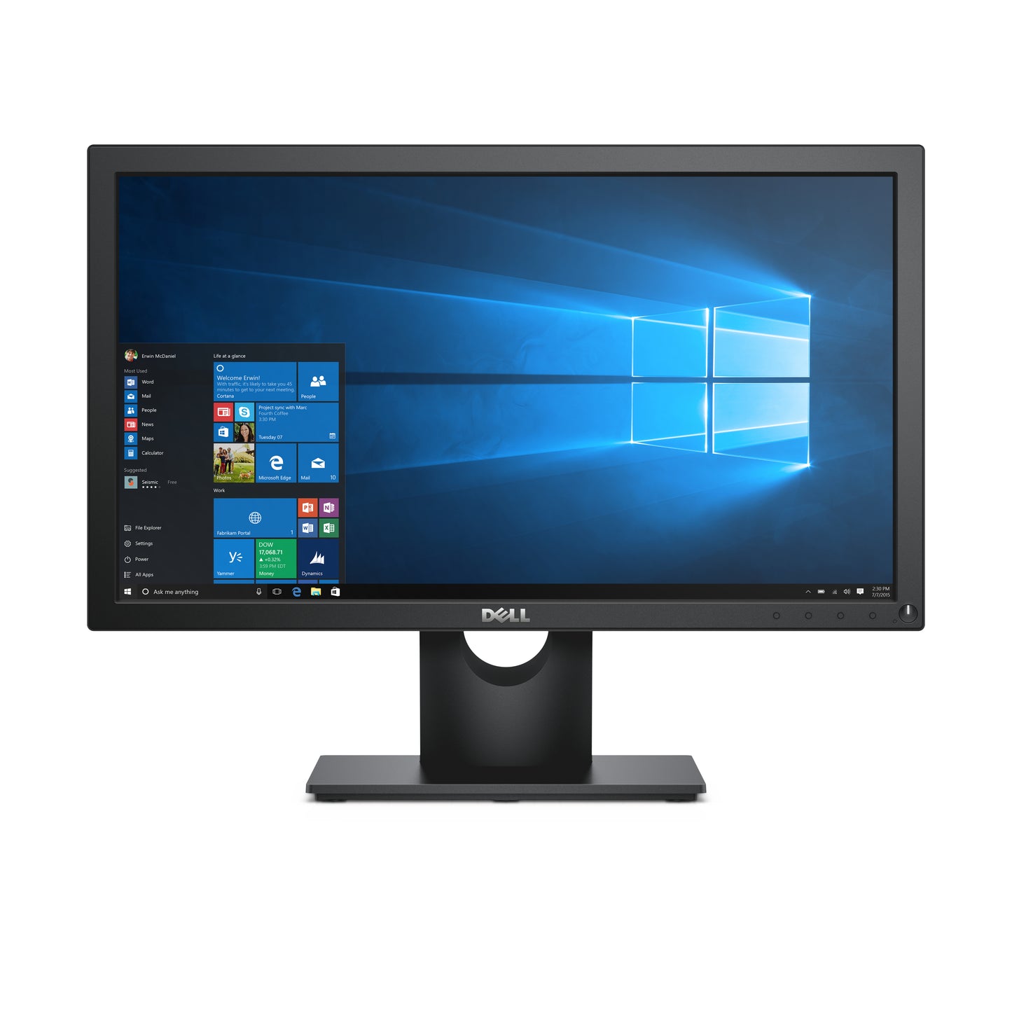 20 Monitor | E2016HV - 49.4cm(19.5i) Black EUR