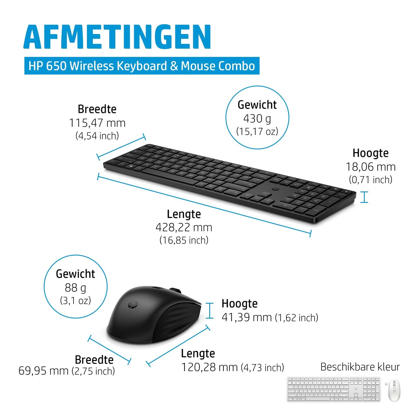 HP 650 Wireless Keyboard and Mouse  Combo BLK BEL 4R013AA#AC0
