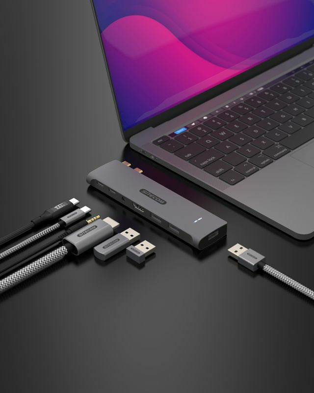 Macbook Multiport  hub 7 in 2 for M1/M2 models
