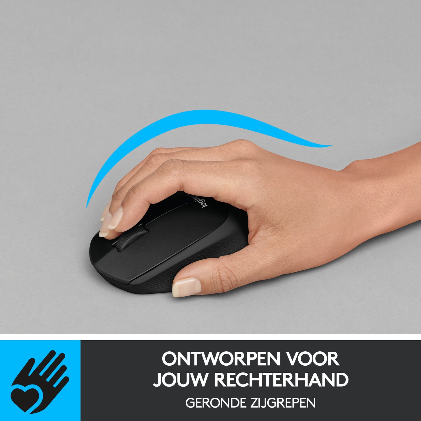 Logitech Wireless Mouse M330 Silent Plus Black