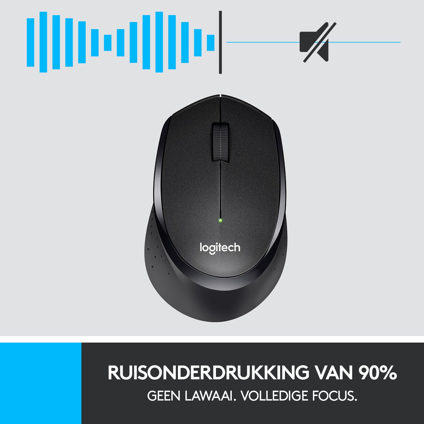 Logitech Wireless Mouse M330 Silent Plus Black