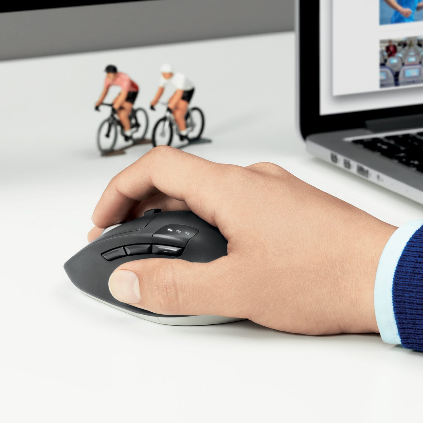 Logitech M720 Triathlon draadloze muis voor meerdere apparaten