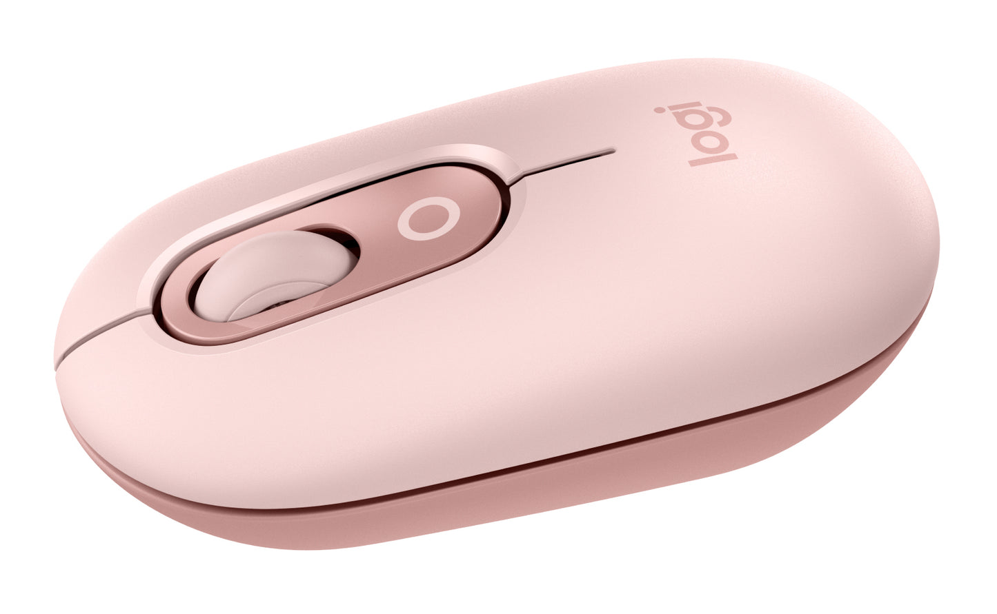 Logitech draadloze Bluetooth-muis, programmeerbare knoppen, stille klikken, schakelen tussen max 3 apparaten, laptop, tablet, PC, Rose