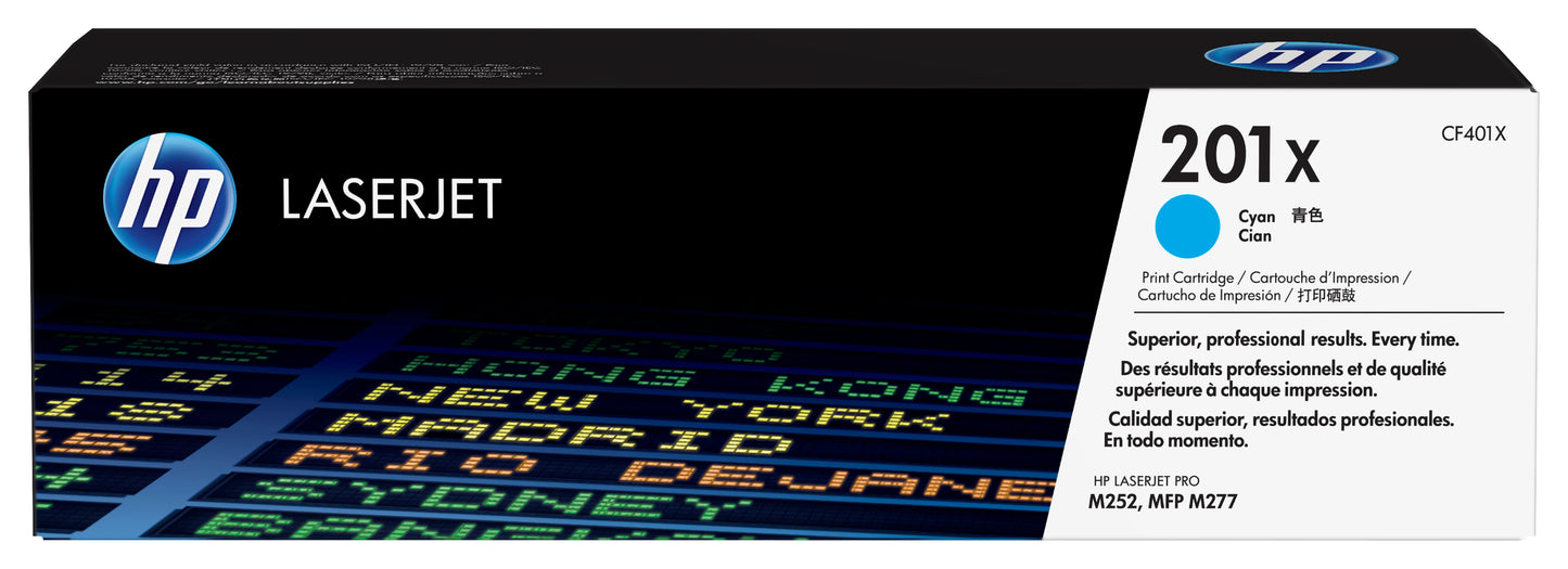 HP Toner/201X HC Cyan Original LJ Cart