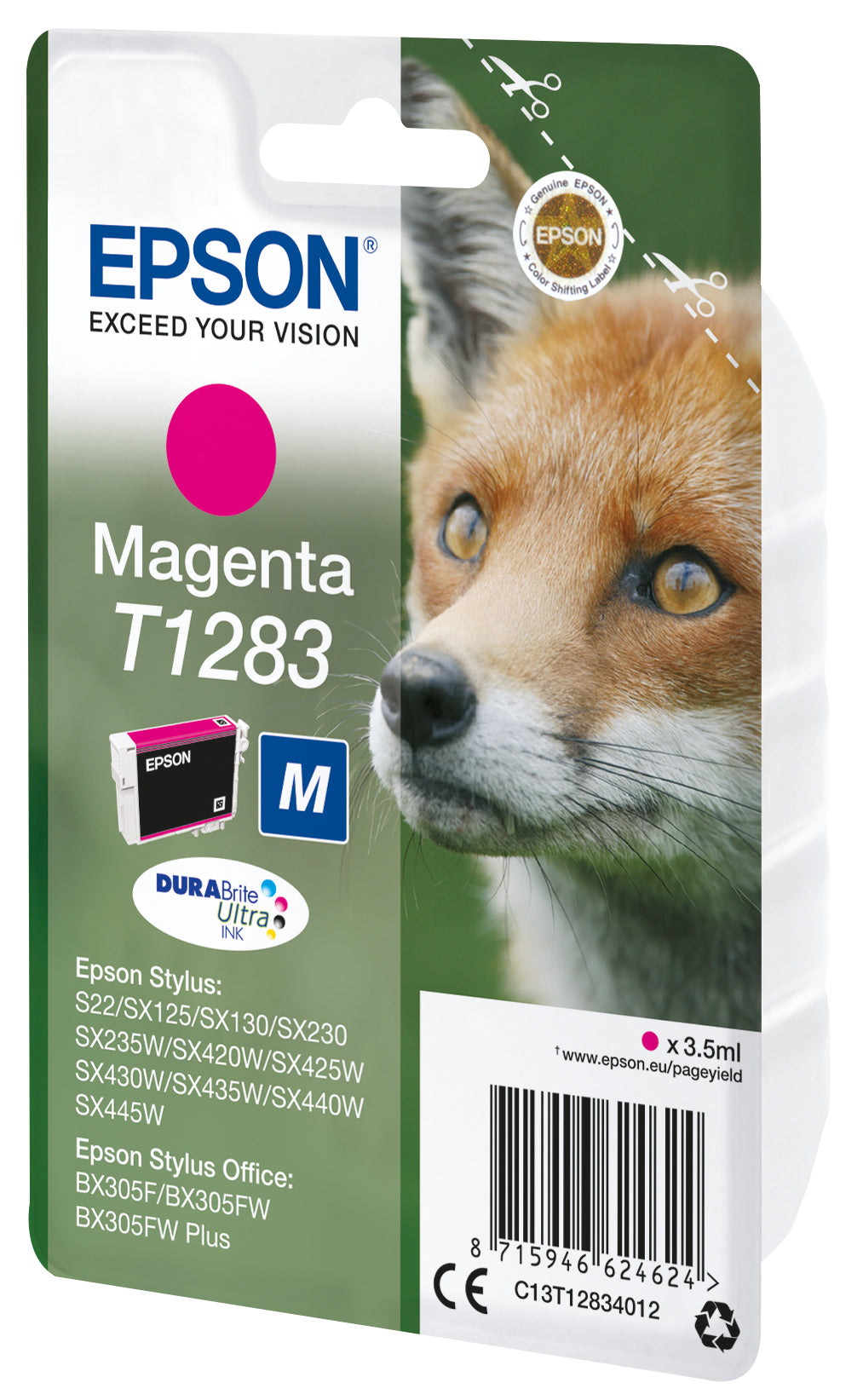 Singlepack Magenta T1283 DURABrite Ultra Ink