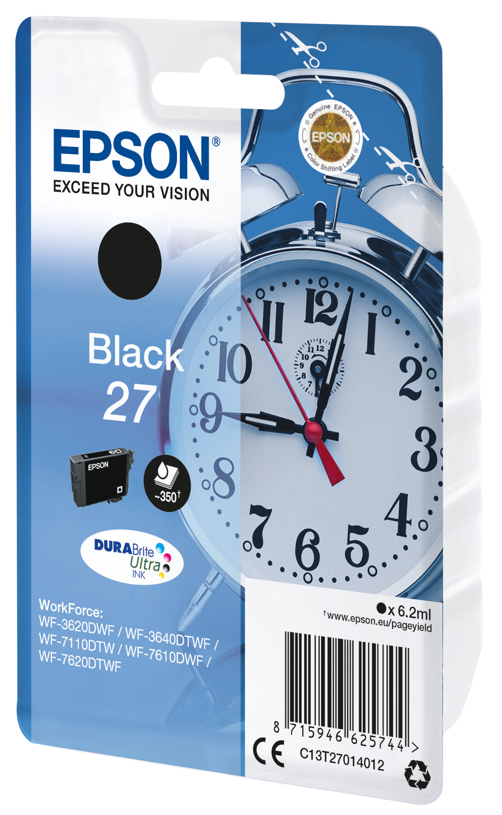Singlepack Black 27 DURABrite Ultra Ink