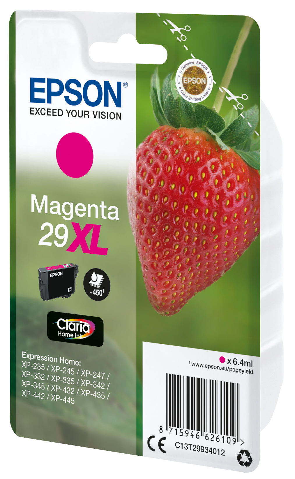 Singlepack Magenta 29XL Claria Home Ink