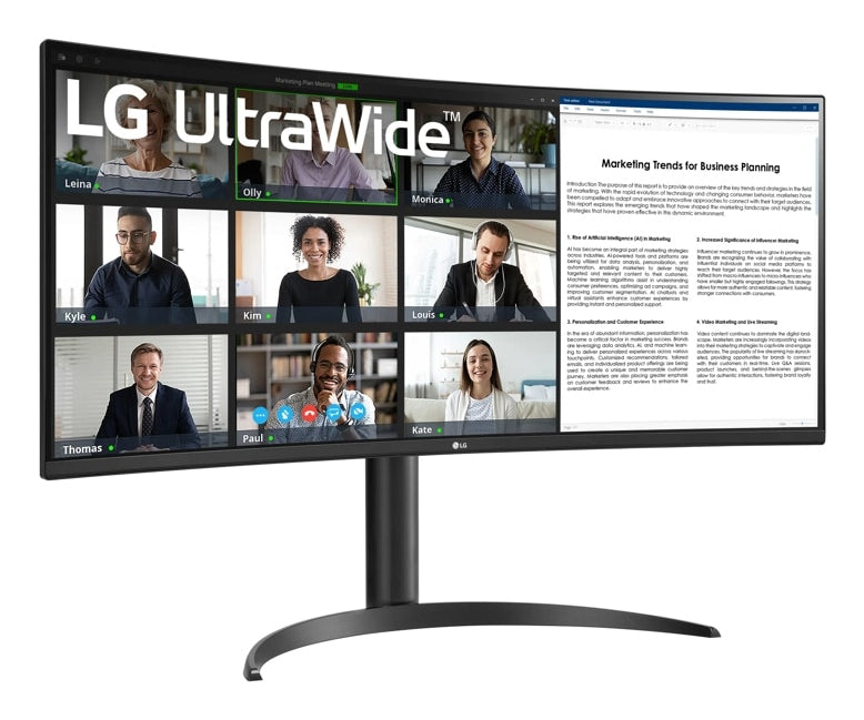LG 34WR55QK-B.AEU UltraWide 34inch VA QHD 21:9 100Hz 300cd/m2 5ms HDMI DP USB-C