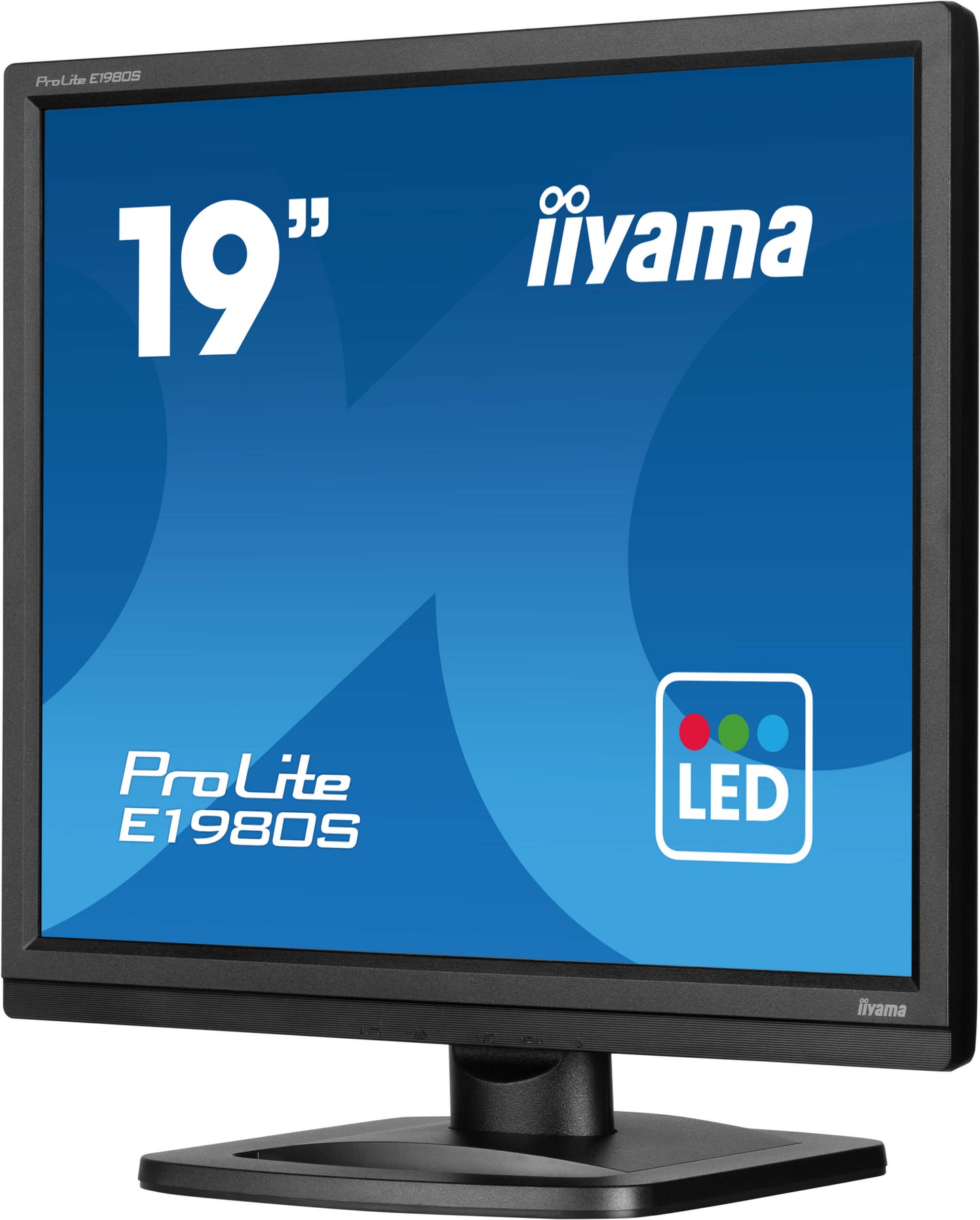 IIYAMA 19 LCD, 1280 x 1024, TN Panel, LED Bl., HDMI, DisplayPort, 250 cd/m², 12.000.000:1 ACR, Speakers, 3ms