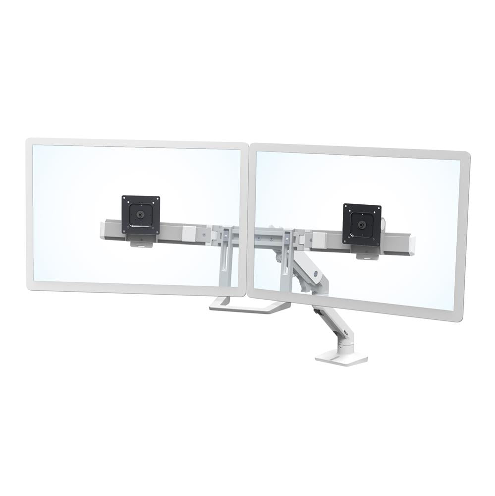 HX DESK DUAL MONITOR ARM WHITE 45-476-216