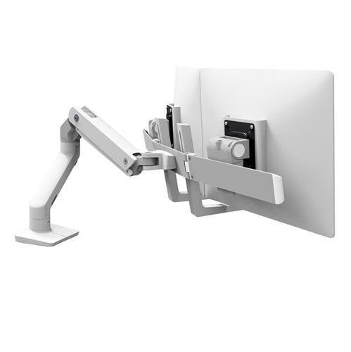 HX DESK DUAL MONITOR ARM WHITE 45-476-216