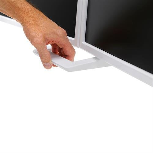 HX DESK DUAL MONITOR ARM WHITE 45-476-216