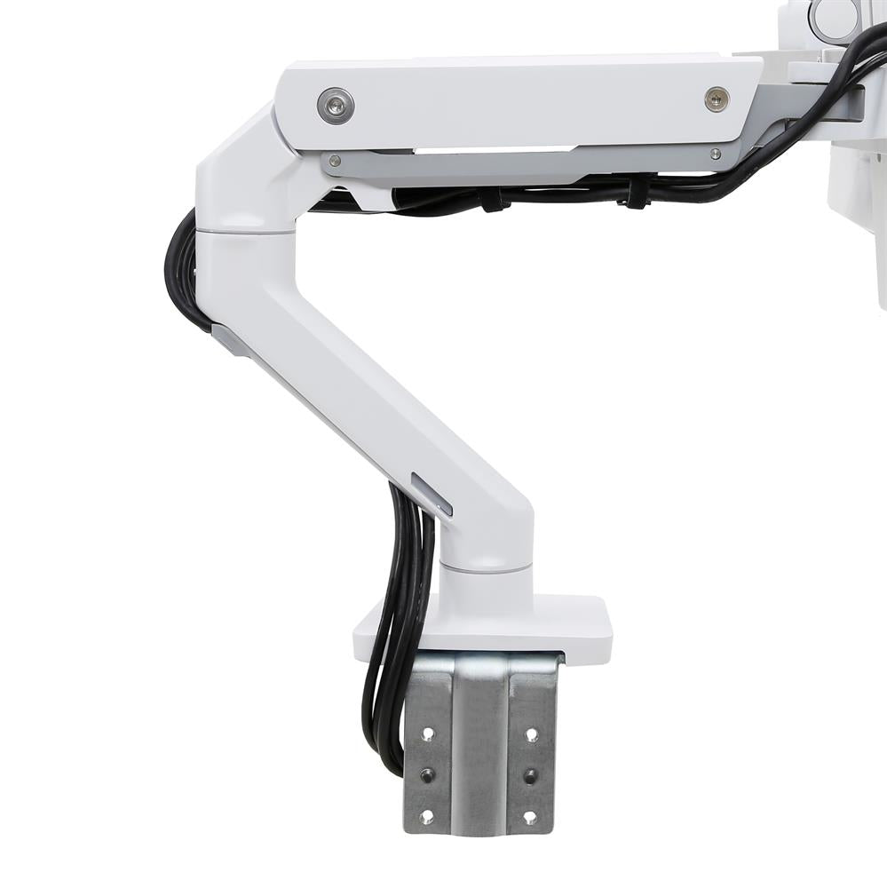 HX DESK DUAL MONITOR ARM WHITE 45-476-216