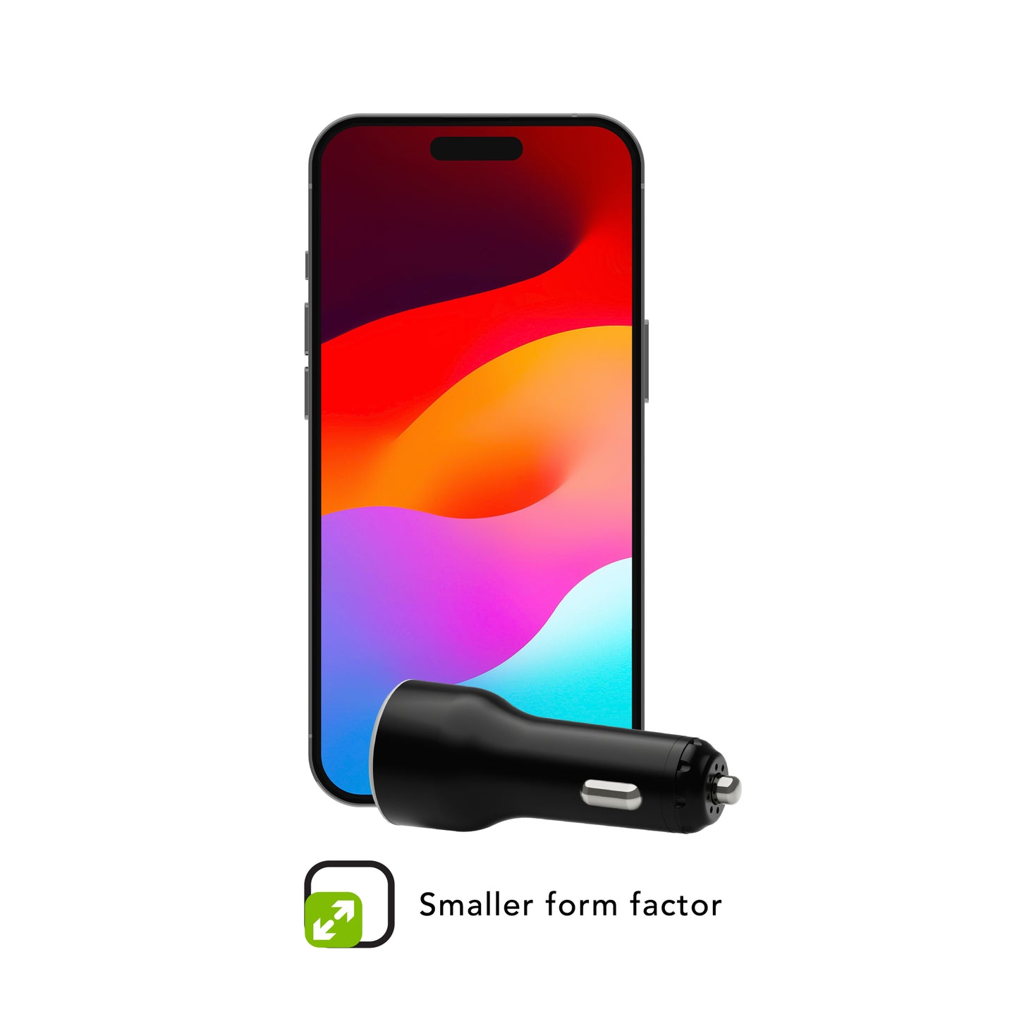 re-charge-Car Chrg USB-C 65W-BLK