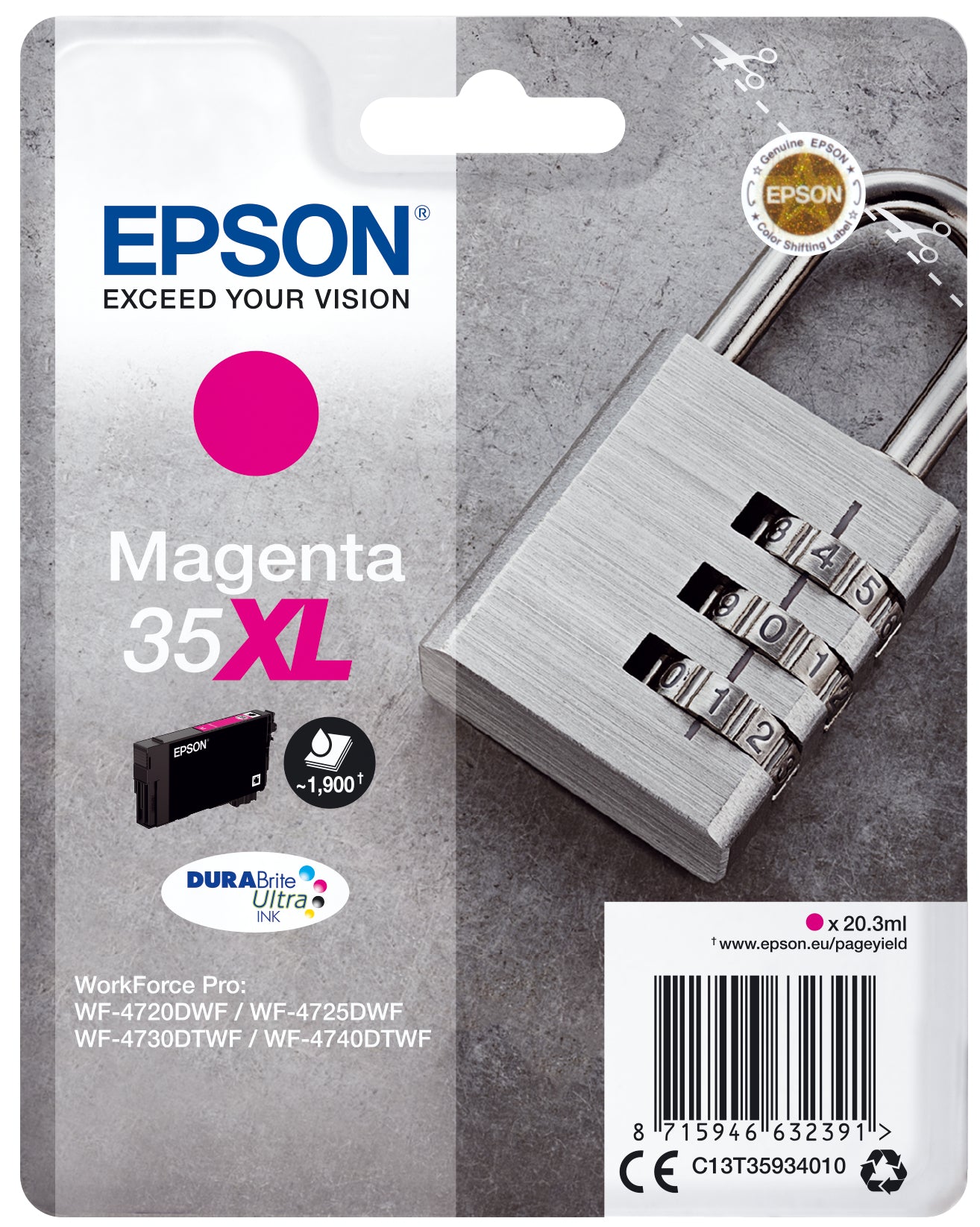 EPSON 35XL Ink Magenta 20,3ml