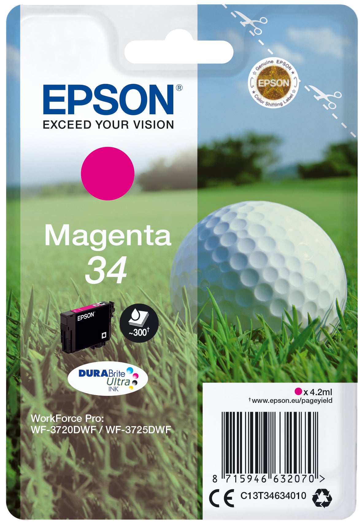 Singlepack Magenta 34 C13T34634010