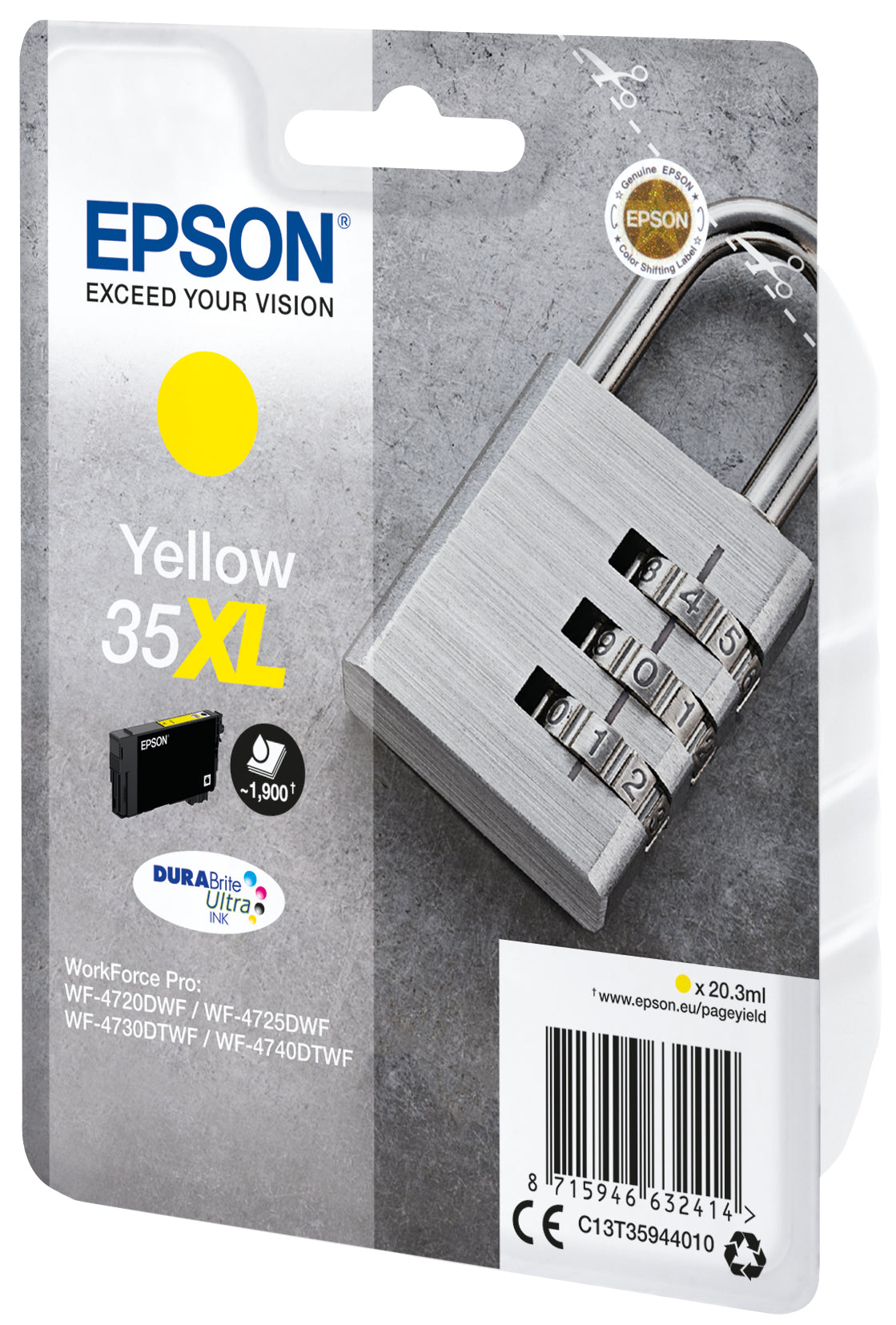 EPSON 35XL Ink Yellow 20,3ml