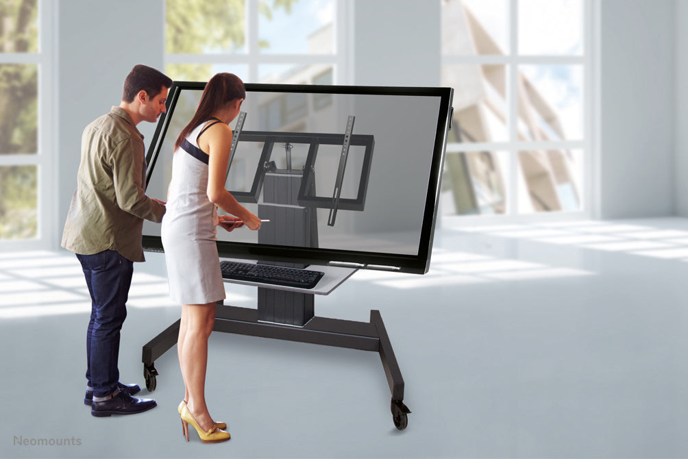 Motorised Mobile Floor Stand (90 tilt) - VESA 200x200 up to 800x600