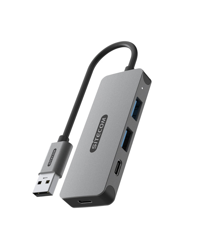 USB-A to 2x USB-A + 2x USB-C Hub