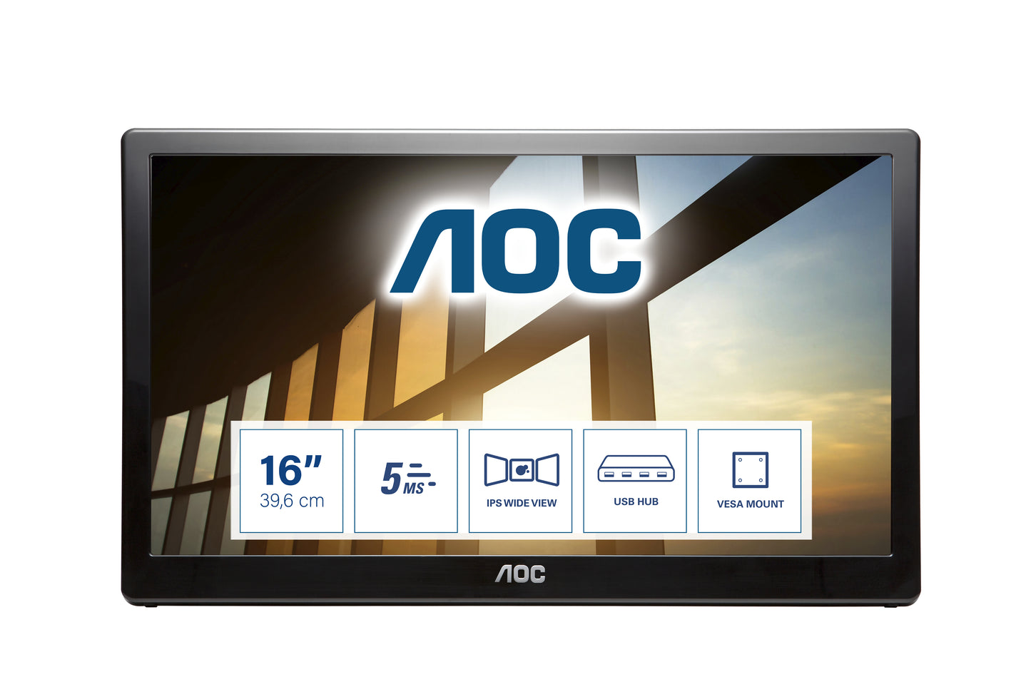 I1659FWUX 16in LED 5 ms 1920 x 1080 Wid I1659FWUX
