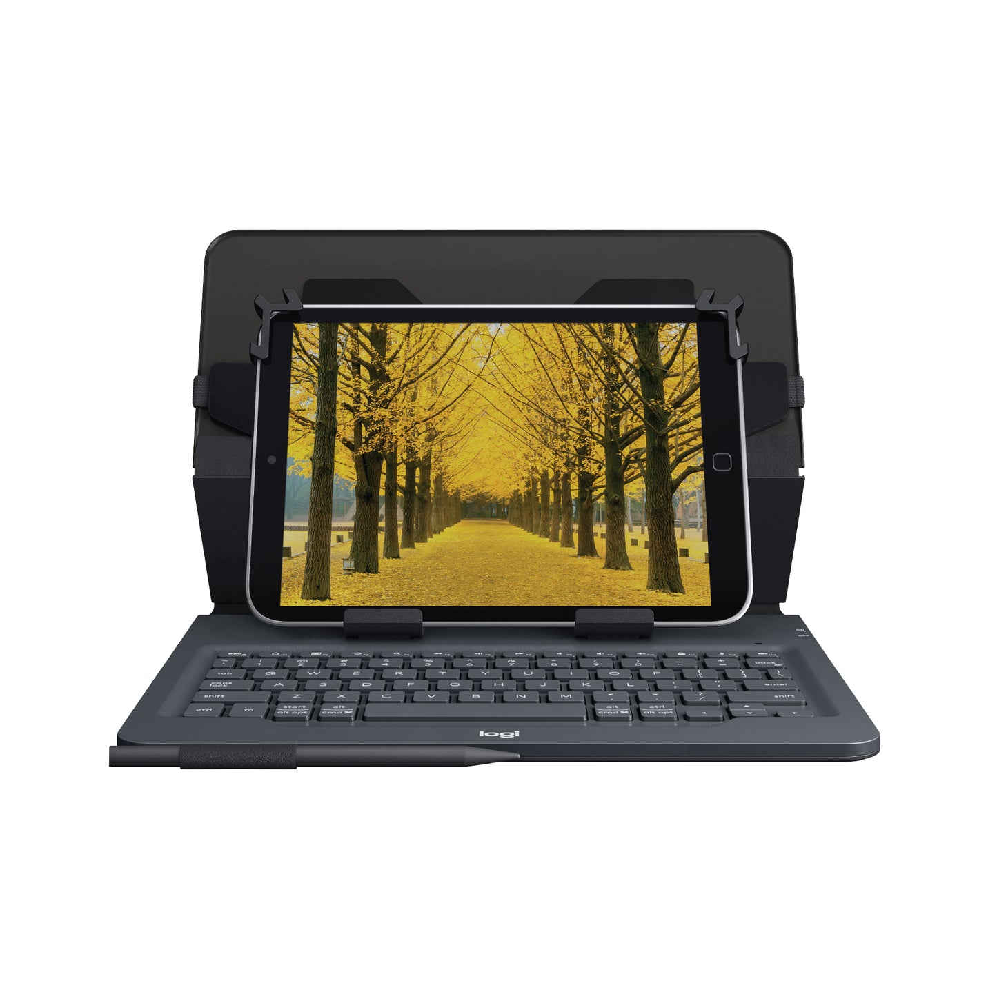 Universal Folio with integrated keyboard for 9-10 inch tablets - UK - INTNL Qwerty