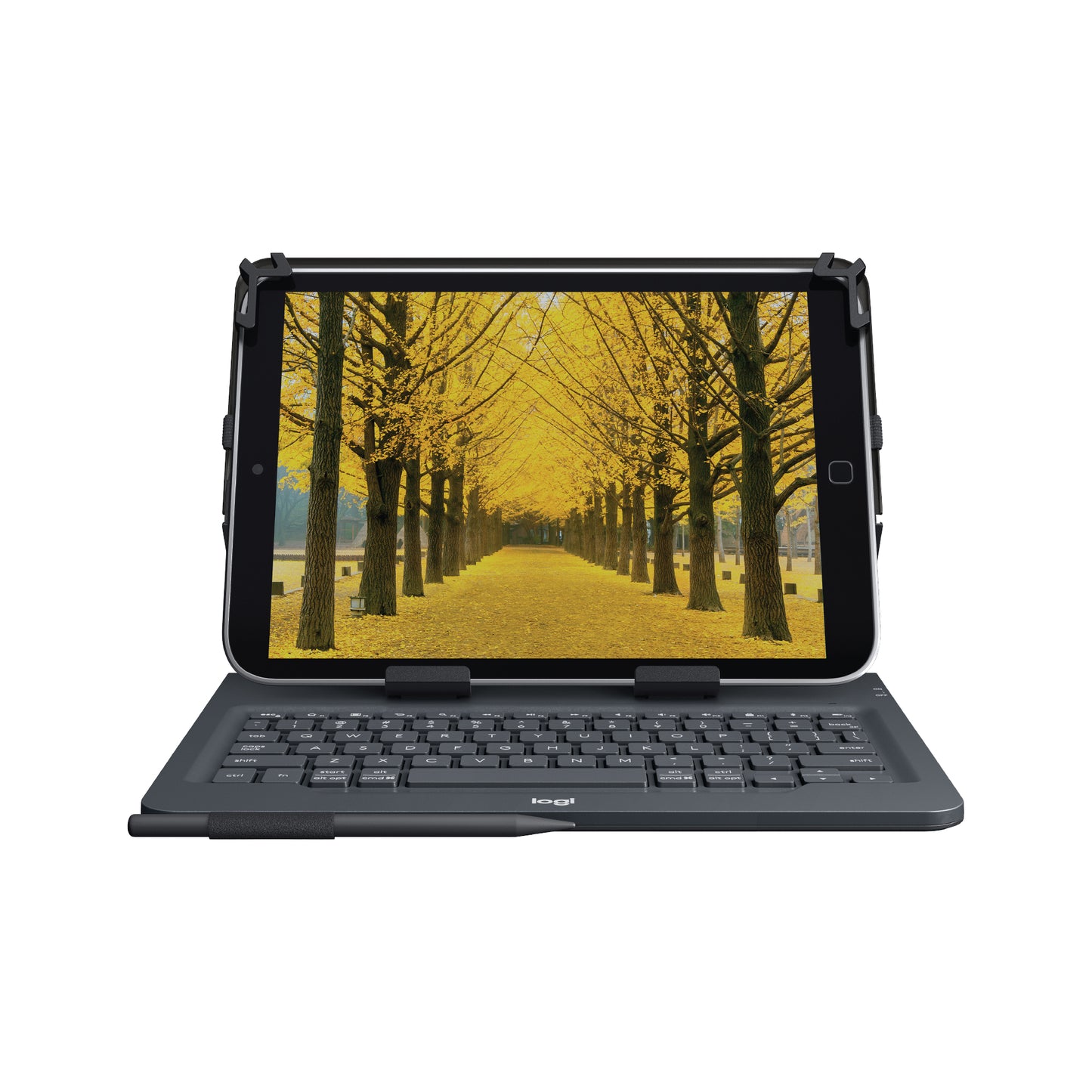 Universal Folio with integrated keyboard for 9-10 inch tablets - UK - INTNL Qwerty