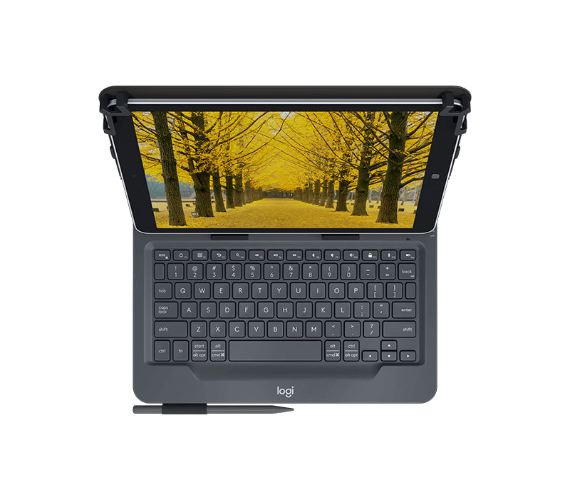 Universal Folio with integrated keyboard for 9-10 inch tablets -Swiss