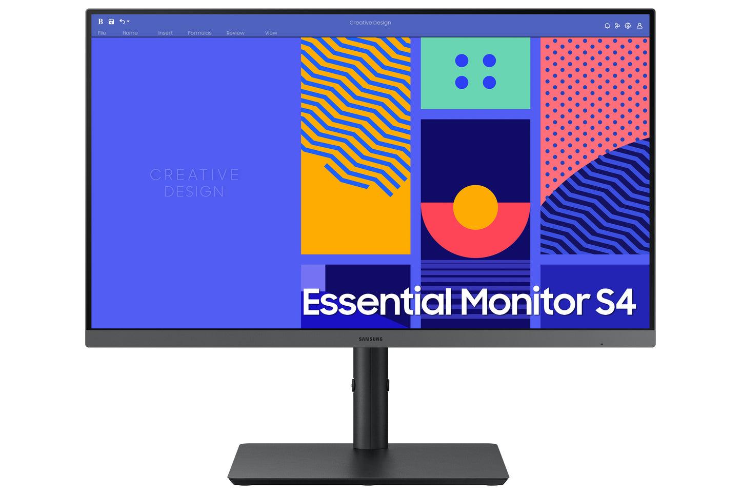 SAMSUNG S24C432 24inch Bezelless 16:9 1920x1080 IPS 4ms HAS/Swivel/Pivot Analog/HDMI/DP USB hub VESA DP+HDMI cable in the box