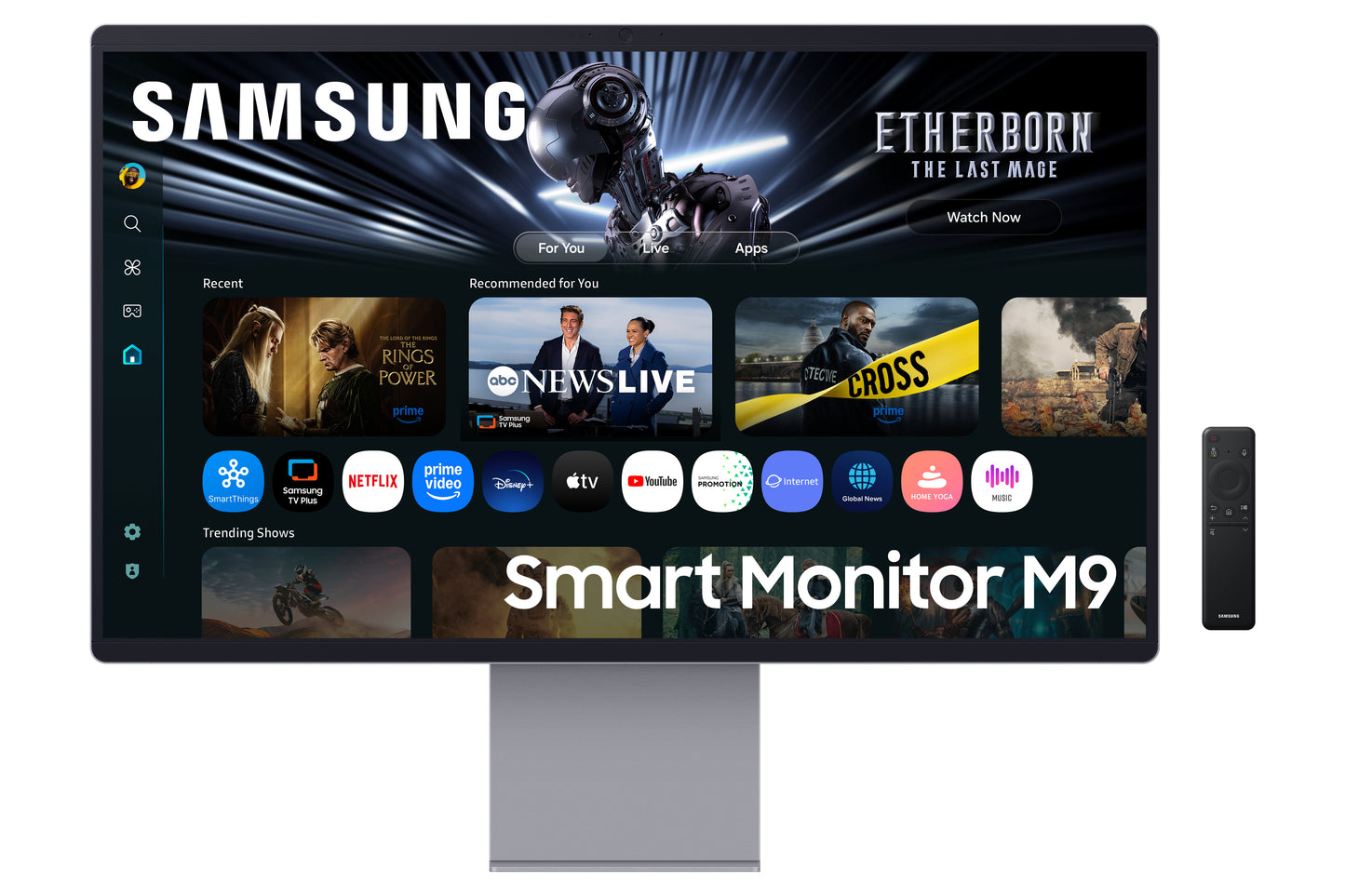 SAMSUNG SMART MONITOR M70F 32 4K OLED - WHITE