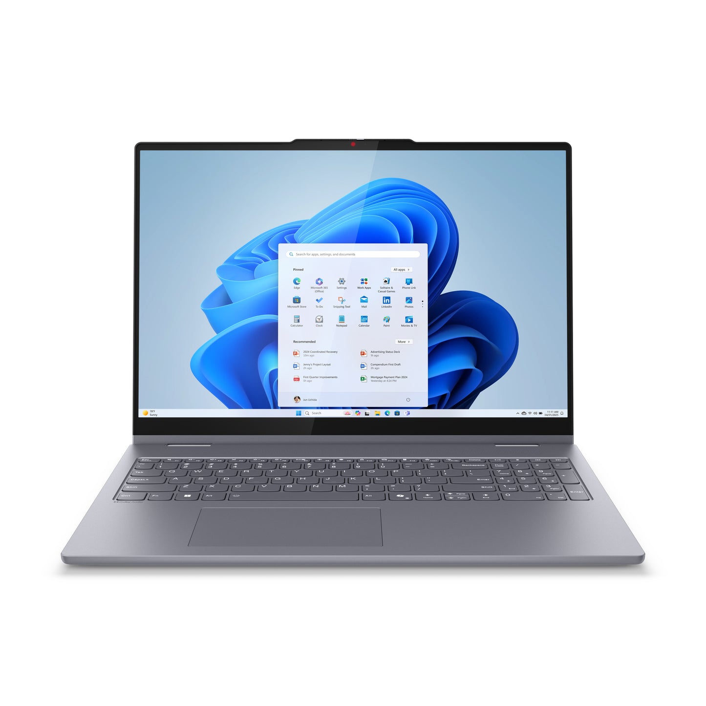 Lenovo IdeaPad 5 2-in-1 16IAL10 83KS0047MB, 16 WUXGA, Intel Core Ultra 5 225U, 16GB, 512GB SSD, Windows 11 Home, Grijs