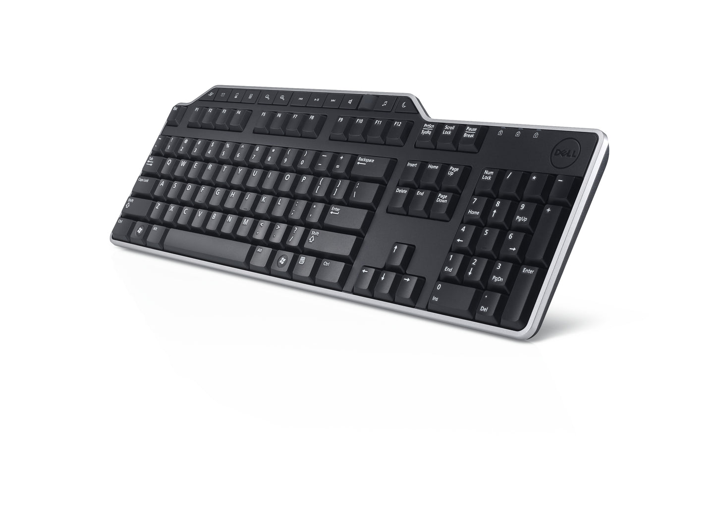 Keyboard : US/Euro (QWERTY) Dell KB-522Wired Business Multimedia USB Keyboard Black (Kit)