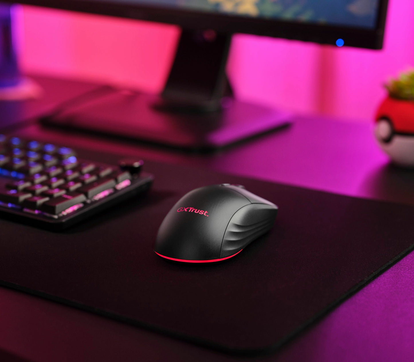 Trust GXT926 REDEX II WIRELESS MOUSE Zwart