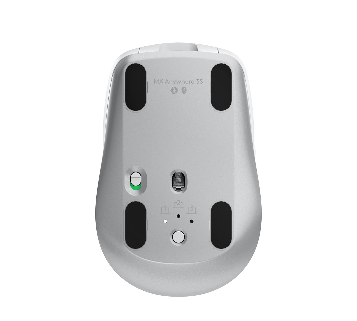 Logitech MX Anywhere 3S wireless mouse - Silent - Pale Grey