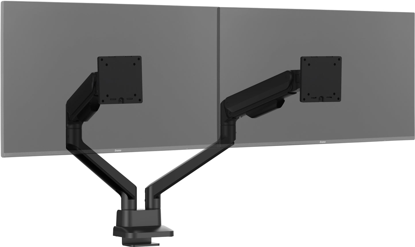 IIYAMA Stylish flexible deskmount for dual monitor with mechanical spring for monitors up to 32inch 12kg Pivot Bearing head