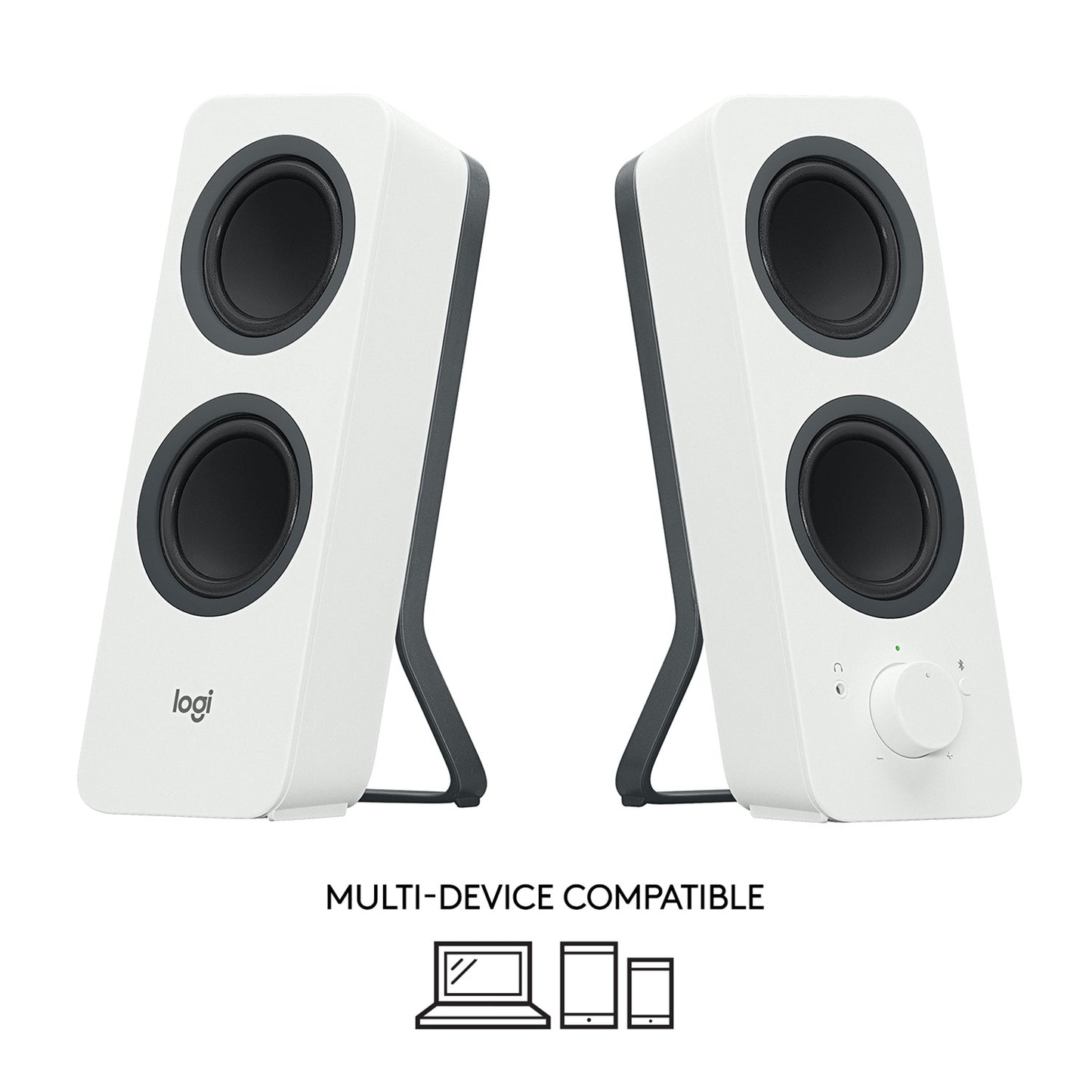 LOGITECH Z207 Bluetooth CPU Speakers WHITE