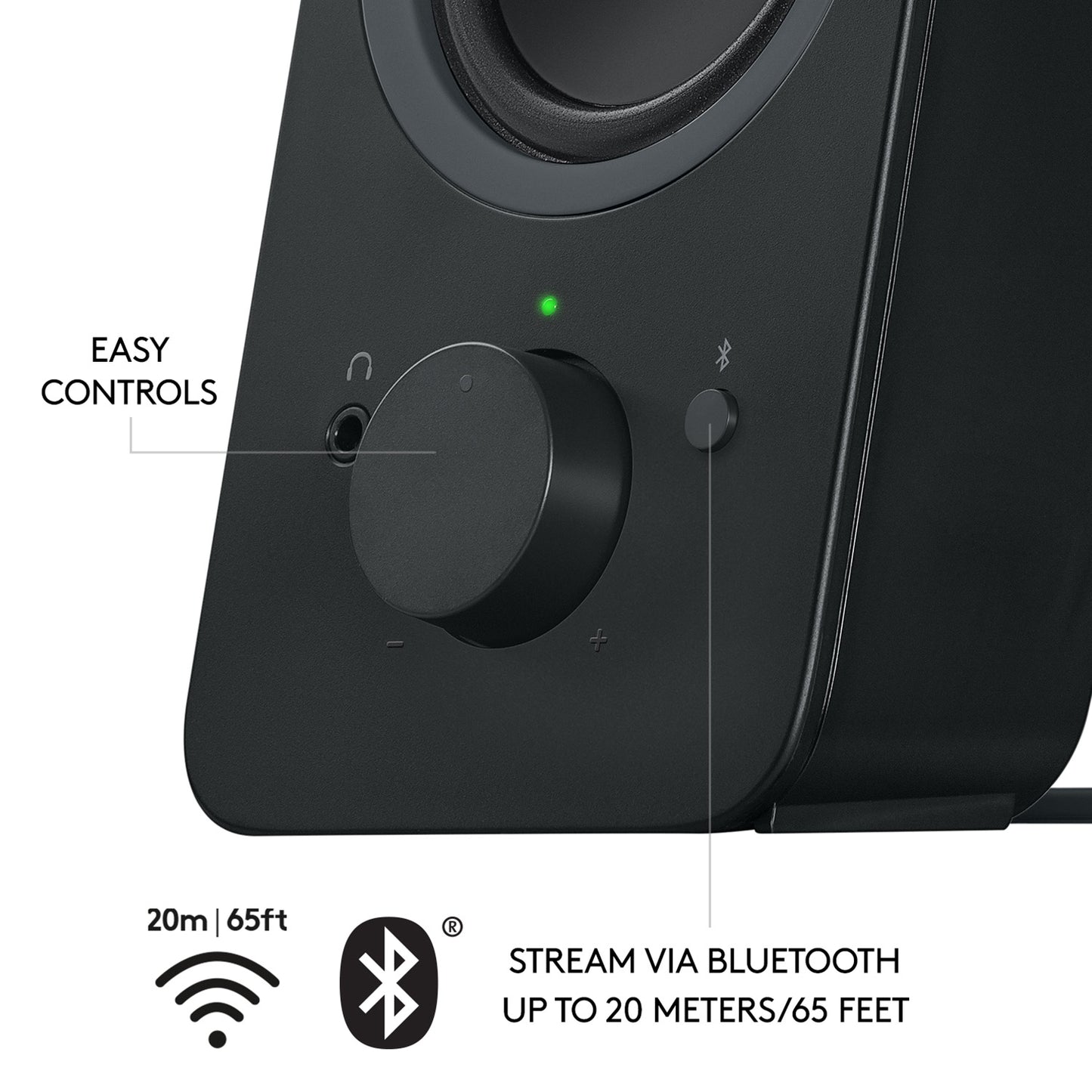 Logitech Z207 Bluetooth Computer Speakers BLK