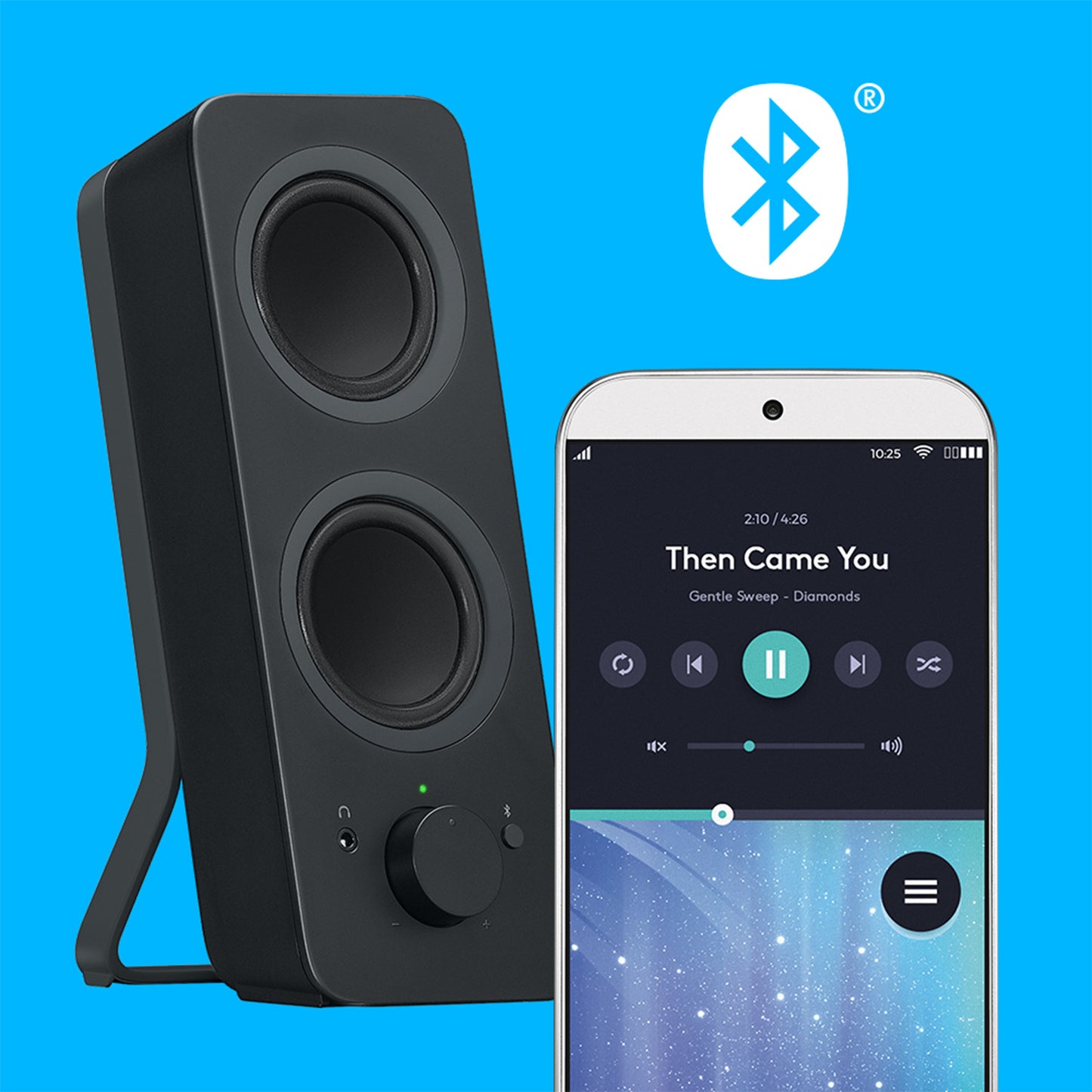 Logitech Z207 Bluetooth Computer Speakers BLK
