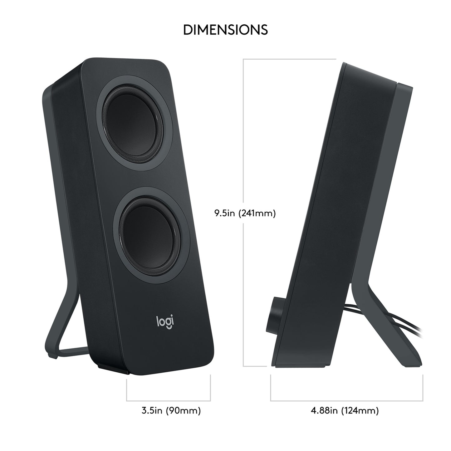 Logitech Z207 Bluetooth Computer Speakers BLK