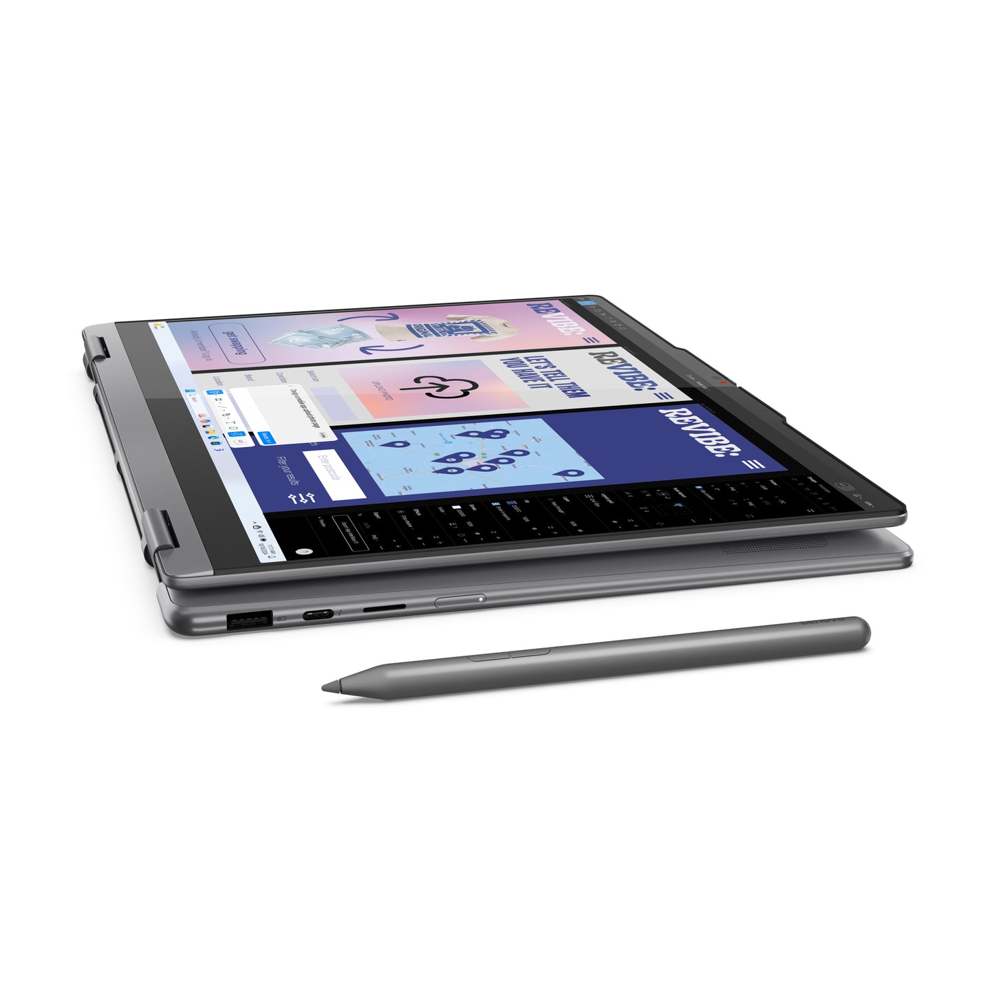 Lenovo Yoga 7 2-in-1 14ILL10, 14 WUXGA OLED, Intel Core Ultra 5 226V, 40 Npu Tops, 16GB, 512GB PCIe NVMe SSD, Intel Arc Graphics, W11H, Gre