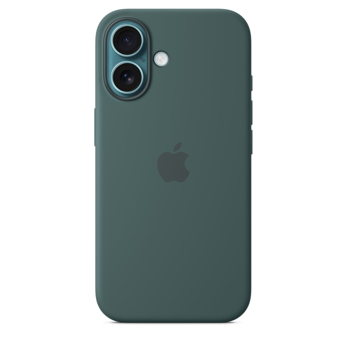 iPhone 16 Silicone Case with MagSafe - Lake Green