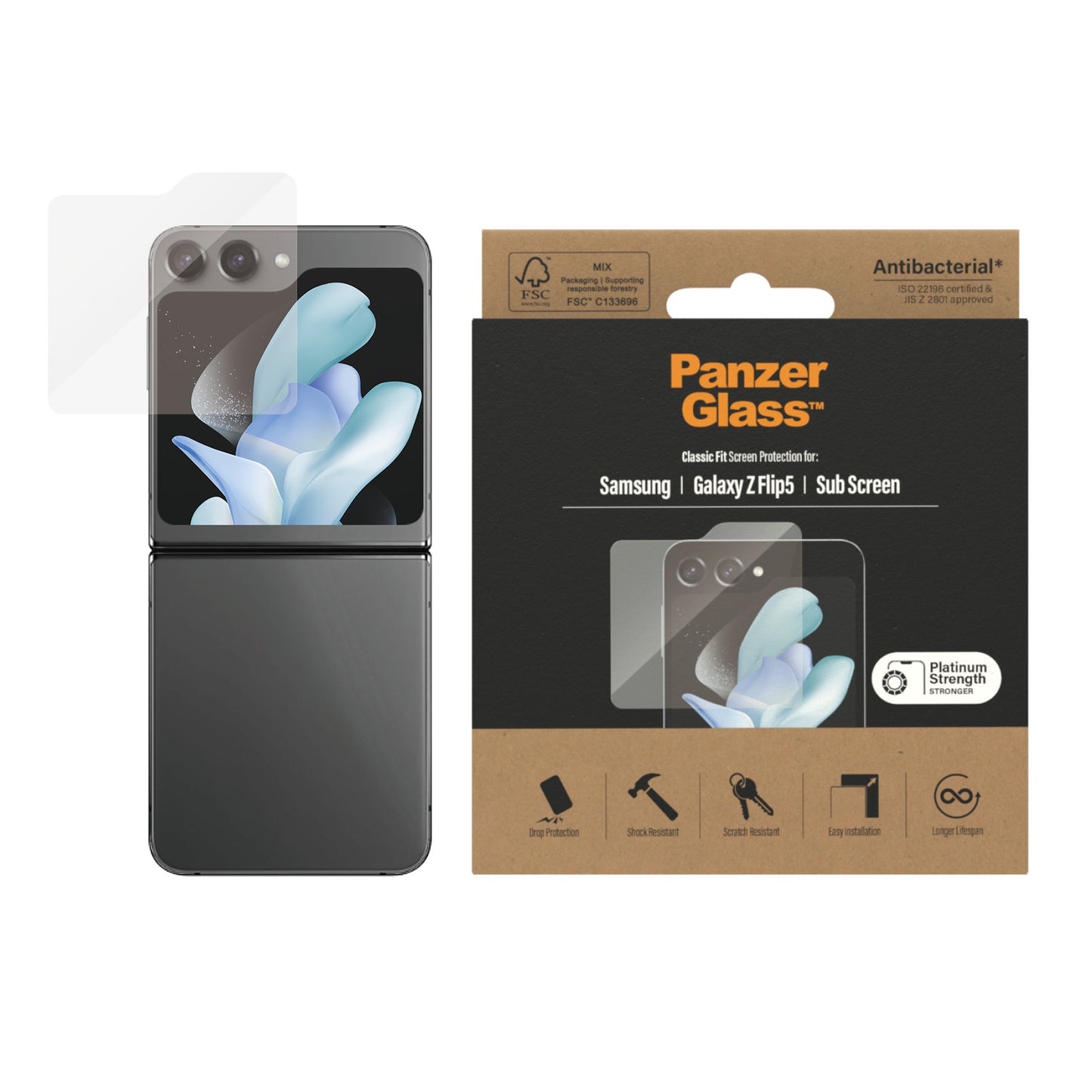 Panzerglass Samsung Galaxy Z Flip5 - Glass - UWF