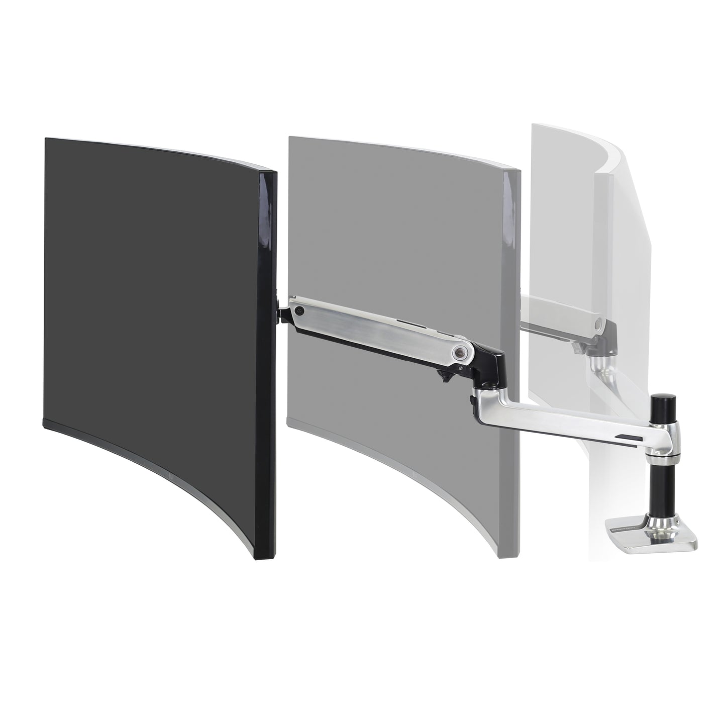 LX DSK Mount LCD MON Arm Aluminium 45-241-026