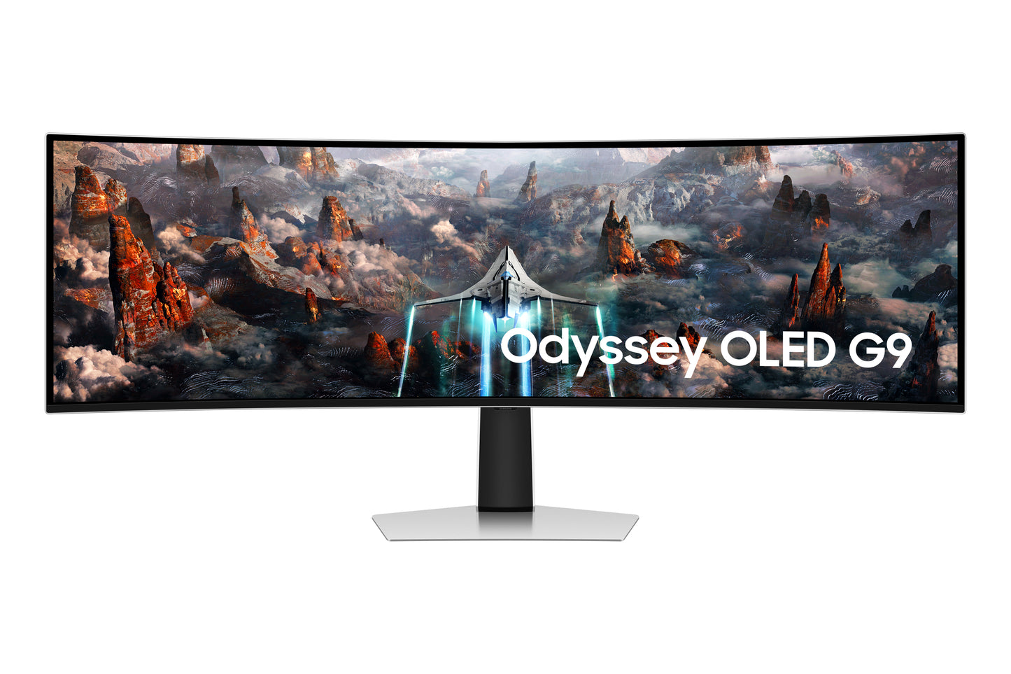 Samsung OLED 49inch 240Hz Curved 1800R, 5120x1440, 0,03ms, HDR10+, Displayport, HDMI, USB 3, Height