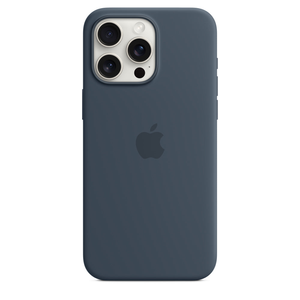 Apple iPhone 15 Pro Max Sil Case MS Blue