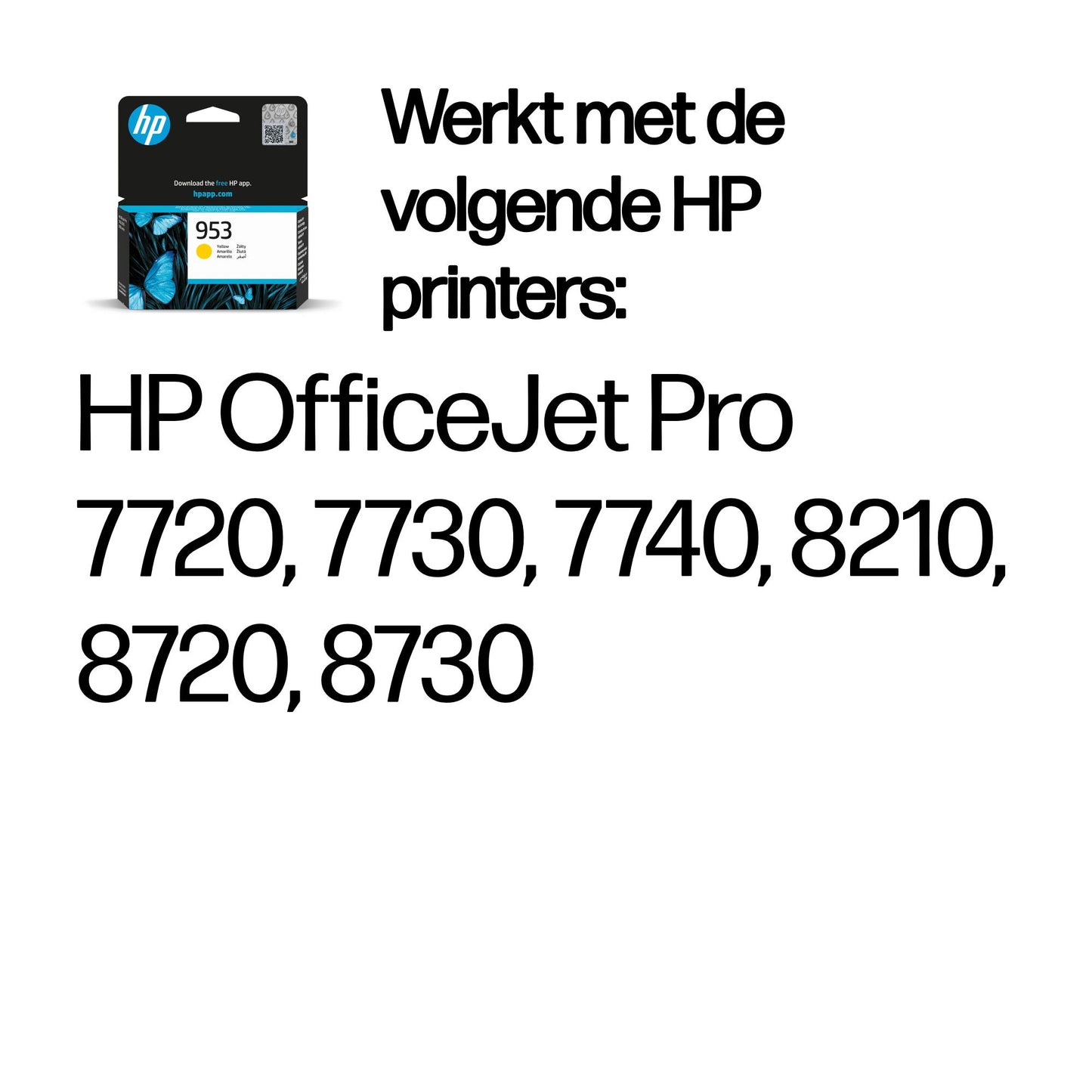 HP 953 originele gele inktcartridge