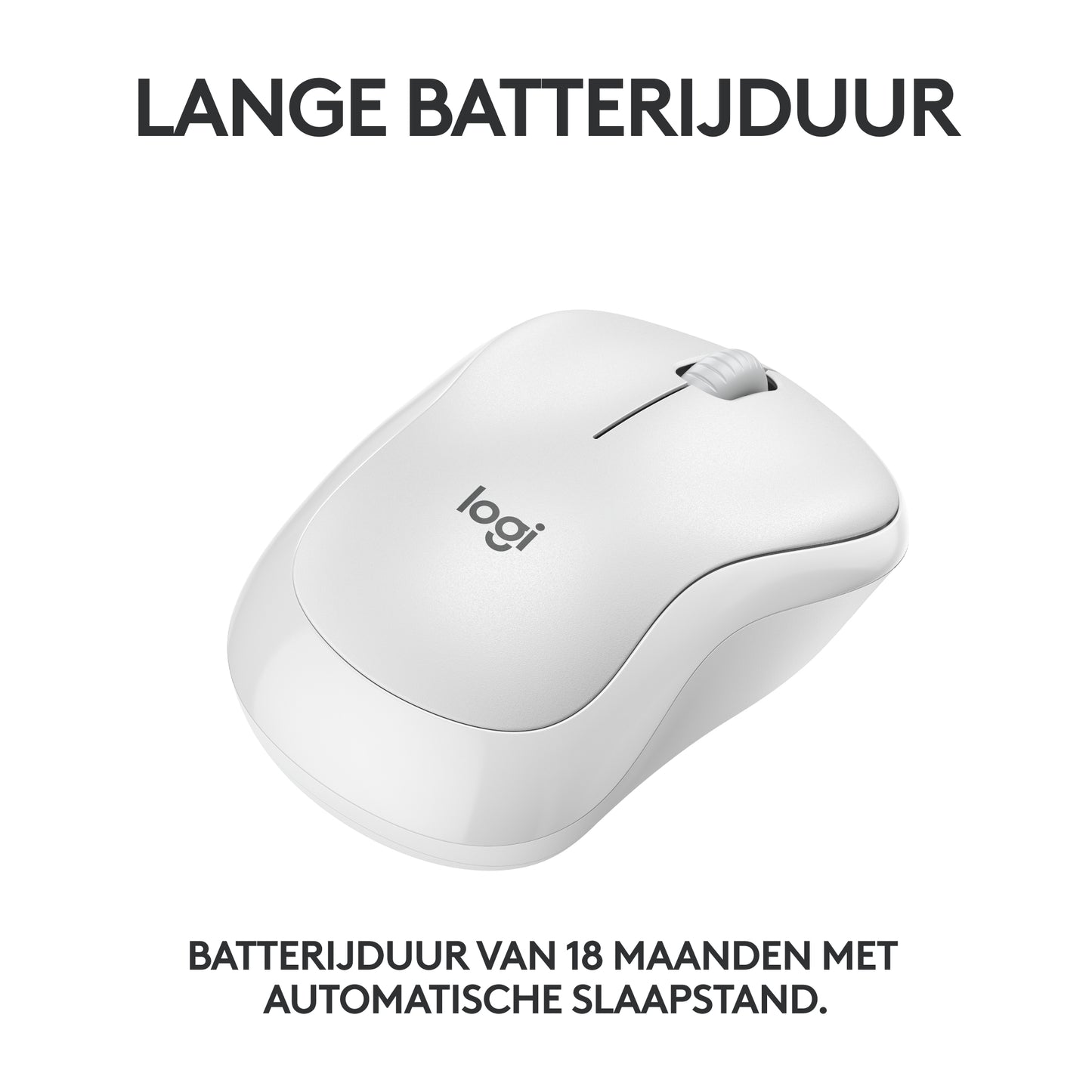 Logitech M240 Stille Bluetooth Muis, 18 maanden batterijduur, voor Windows, macOS, ChromeOS, Compatibel met PC, Mac, Laptop, Tablets - White