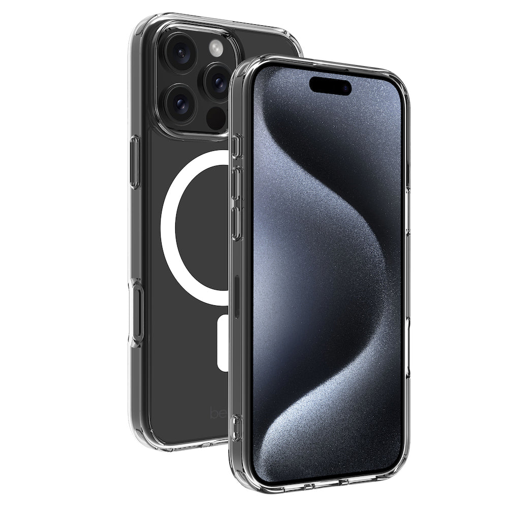 iP 16 Pro Transparant Case Magnetic Ring