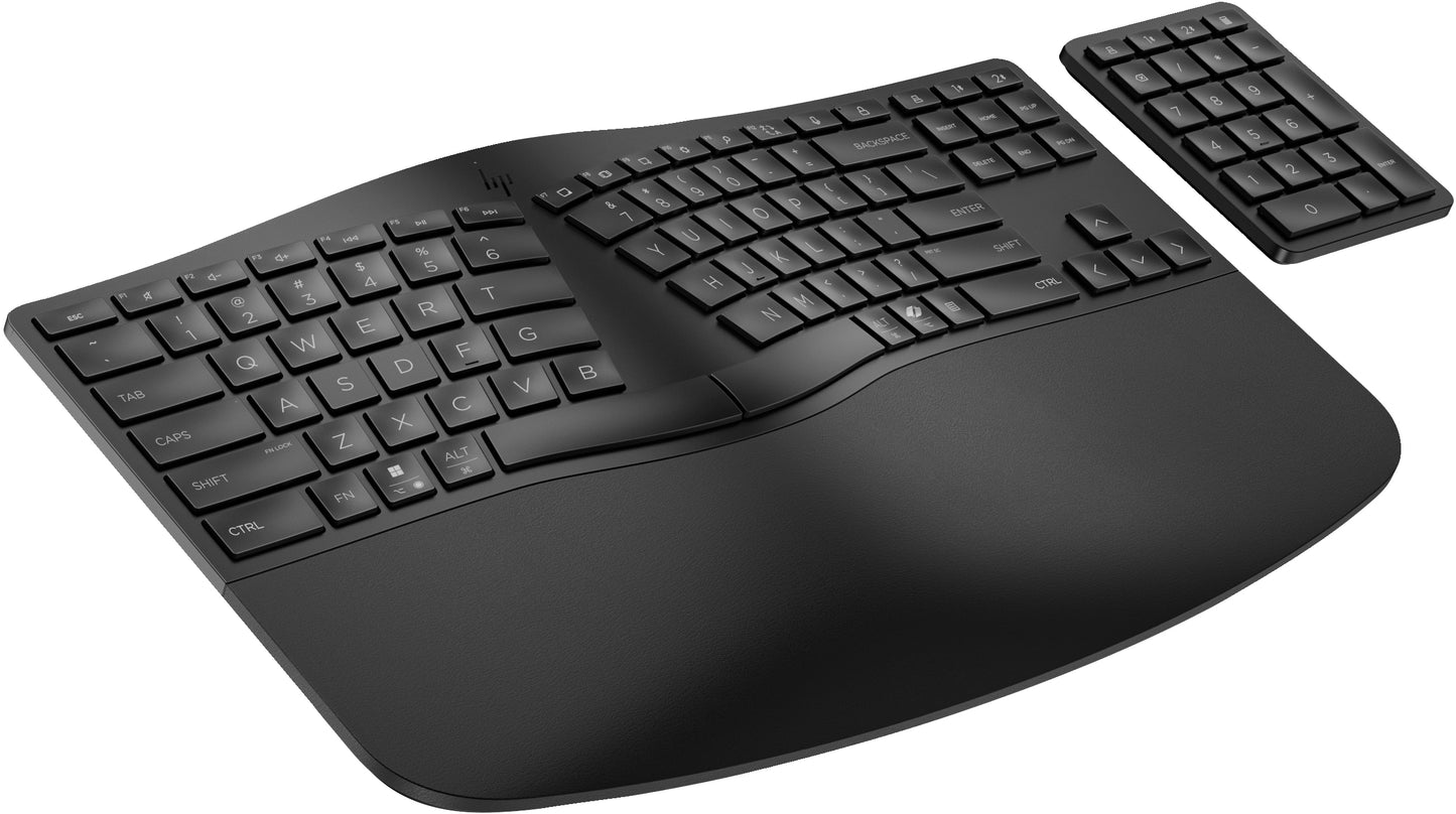 HP 960 BLK Ergonomic Wireless Keyboard QWERTY