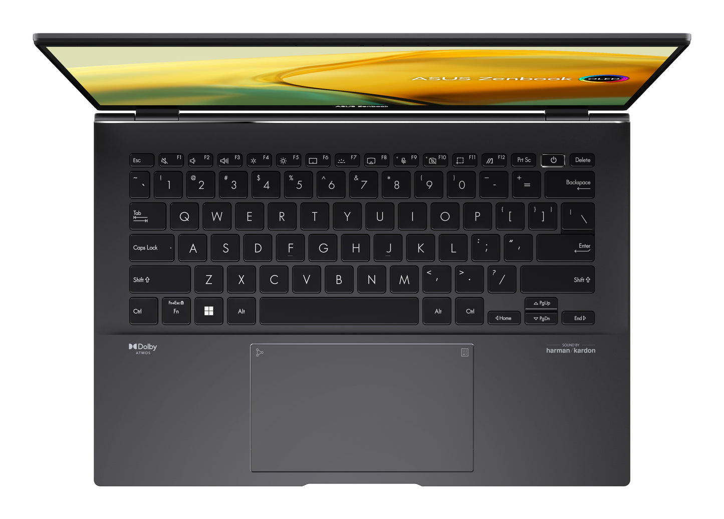 Asus Zenbook 14 UM3402YA-KP822W,14 inch WQXGA IPS 400n,AMD Ryzen 5 7430U,16GB,512GB PCIe NVMe SSD, AMD Radeon Graphics, W11Home,Zwart